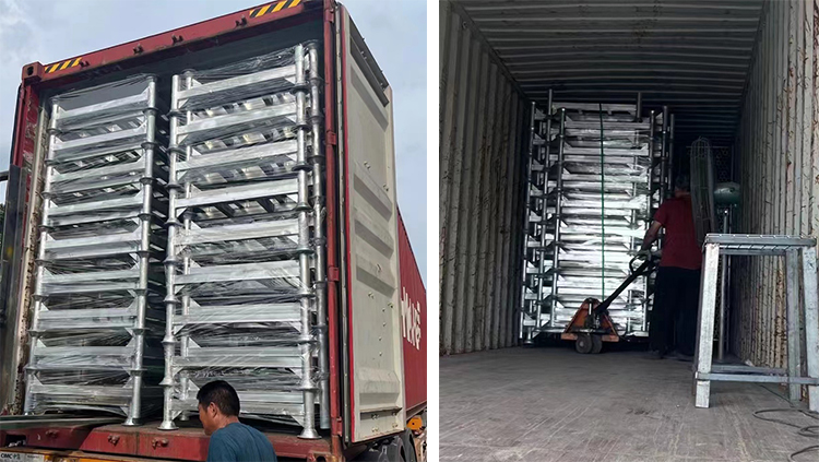 Kutsegula kwa Container kwa rack stacking